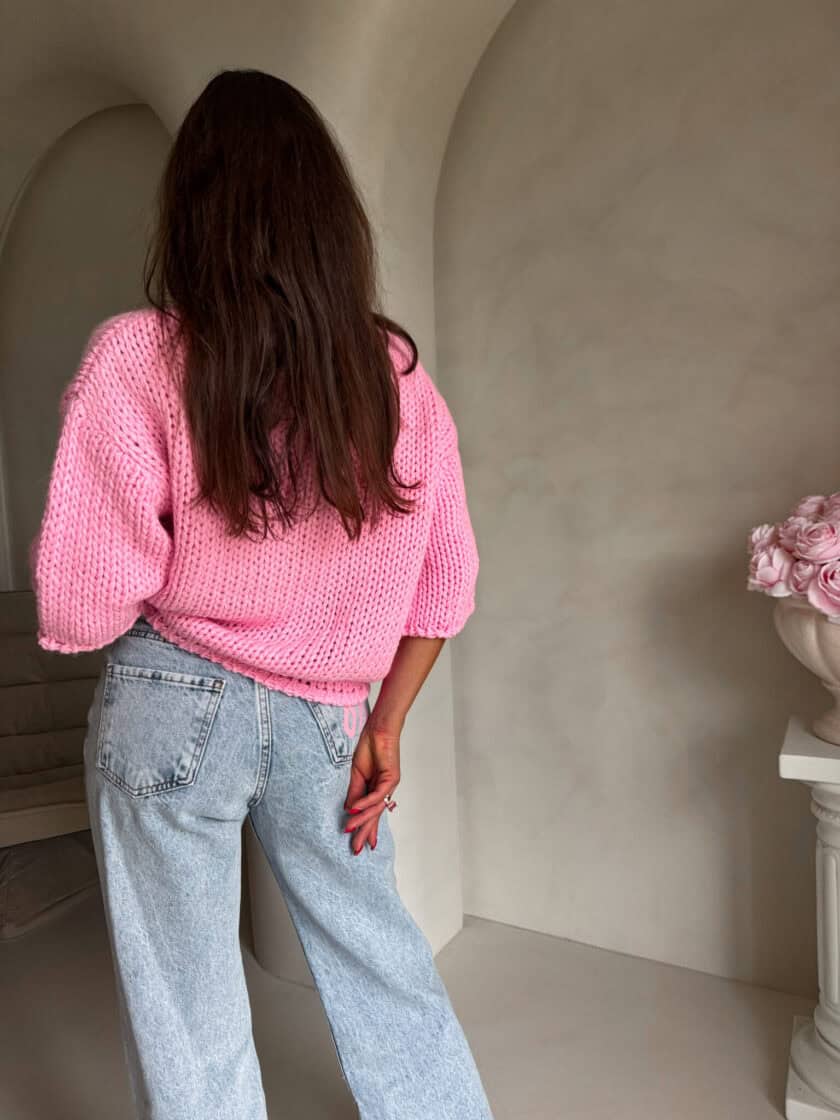 Kardigan ROYAL - różowy - obrazek 12