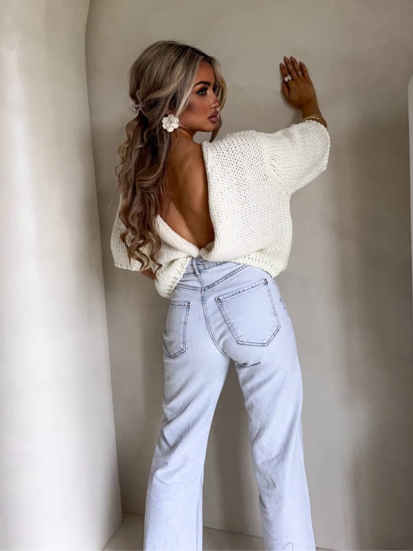 Kardigan ROYAL - ecru - obrazek 10