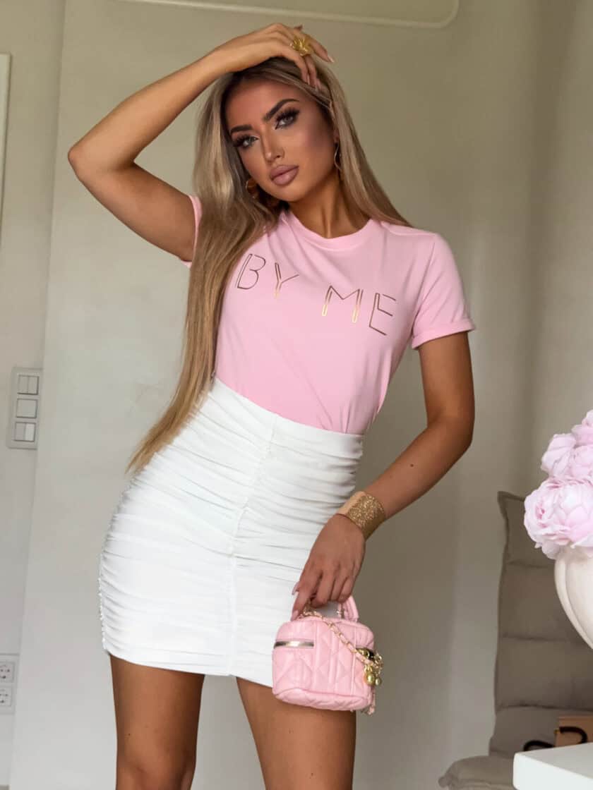 T-shirt CORI - jasny róż - obrazek 4