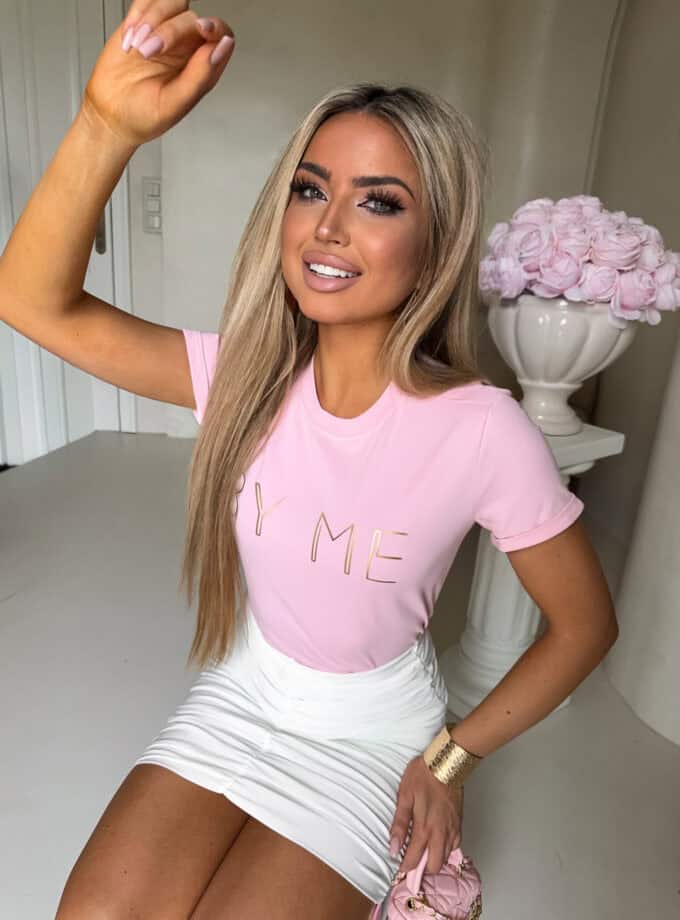 T-shirt CORI - jasny róż