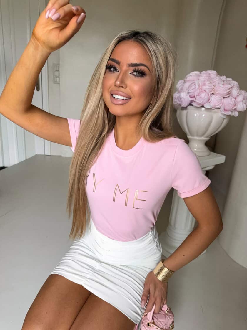 T-shirt CORI - jasny róż