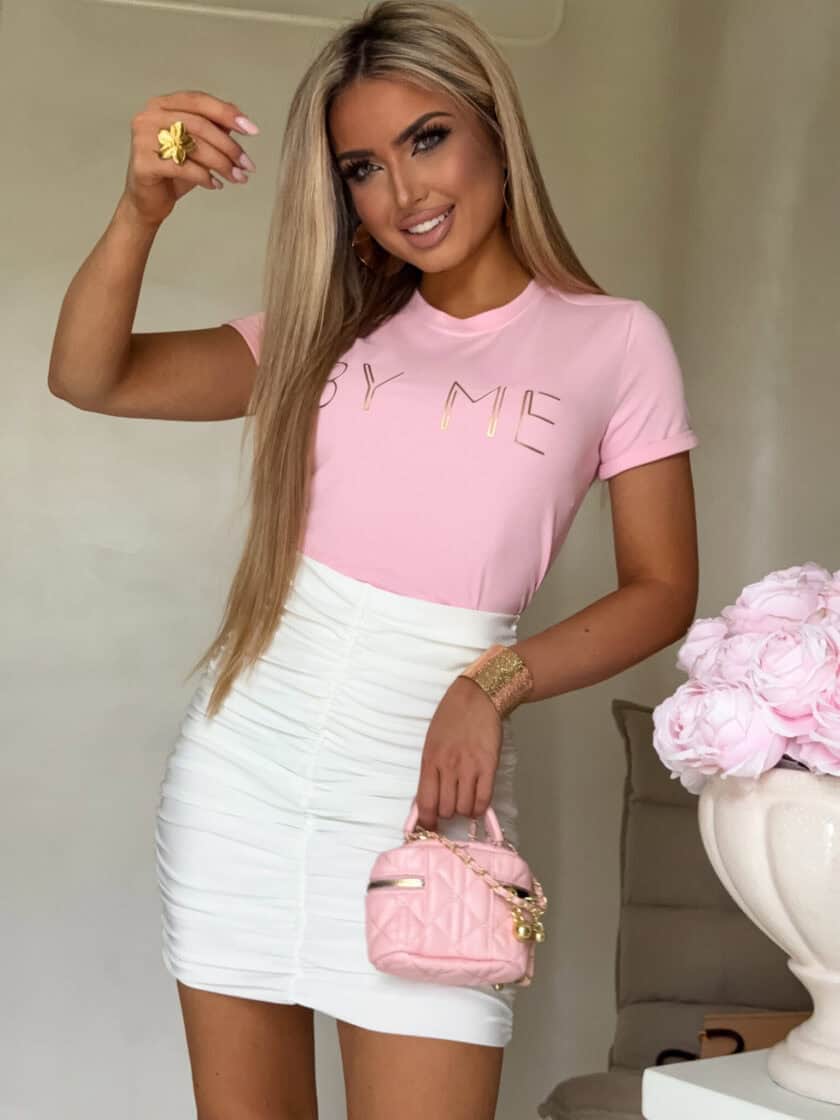 T-shirt CORI - jasny róż - obrazek 3