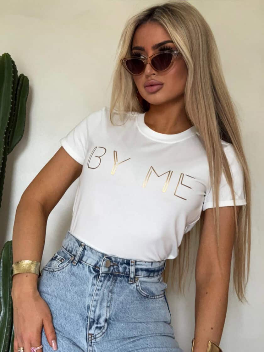 T-shirt CORI - ecru - obrazek 4