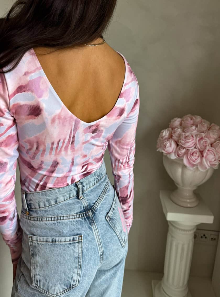 Bluzka VENEZIA print - pastel - obrazek 9