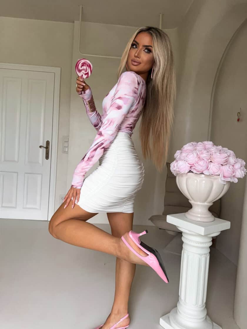 Bluzka VENEZIA print - pastel - obrazek 4