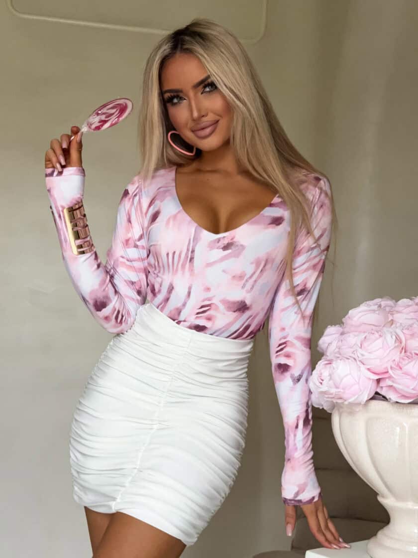 Bluzka VENEZIA print - pastel - obrazek 3