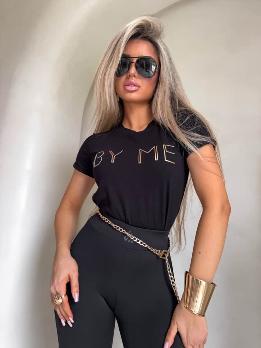 T-shirt CORI - czarny - obrazek 2