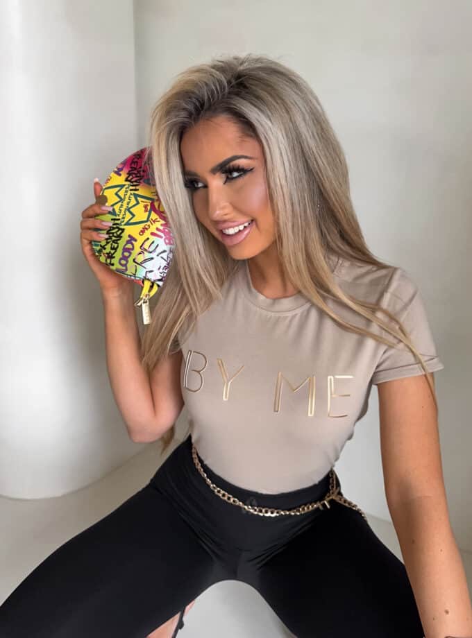 T-shirt CORI - beżowy