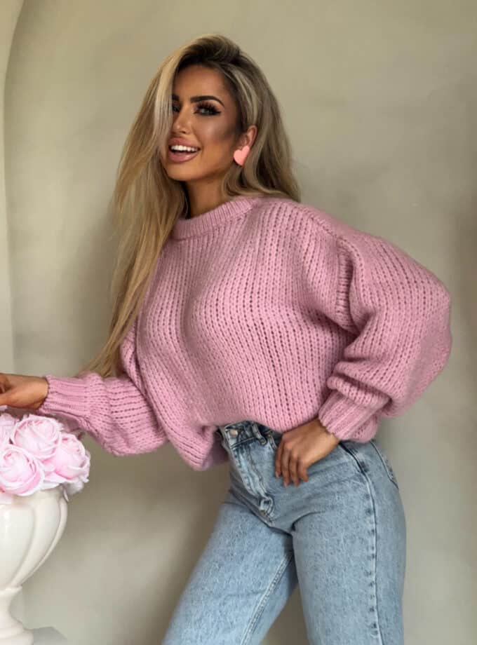 Sweter LEGEND – jasny róż