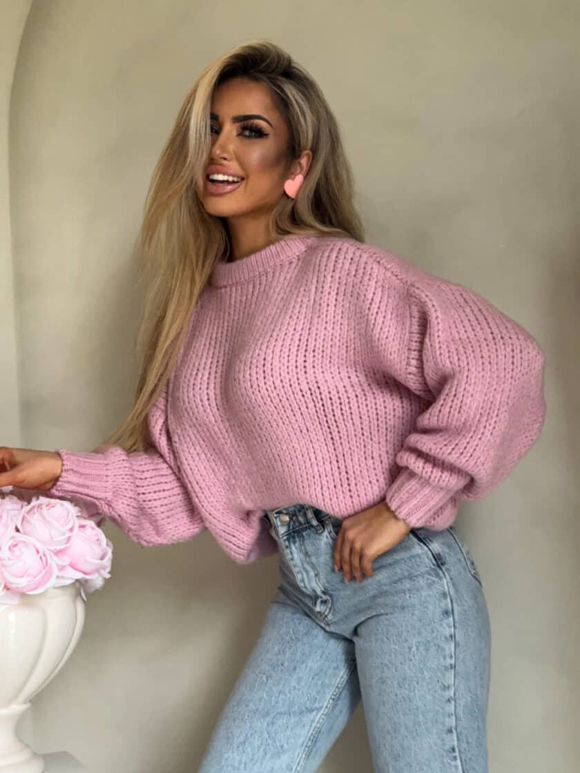 Sweter LEGEND – jasny róż