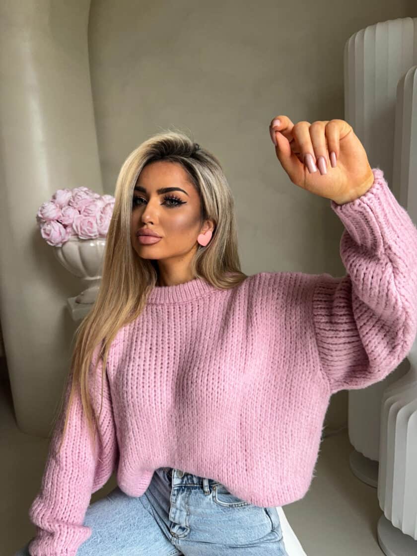 Sweter LEGEND – jasny róż - obrazek 6