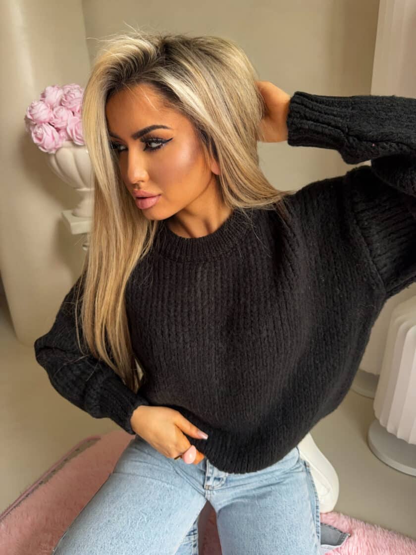 Sweter LEGEND – czarny - obrazek 2