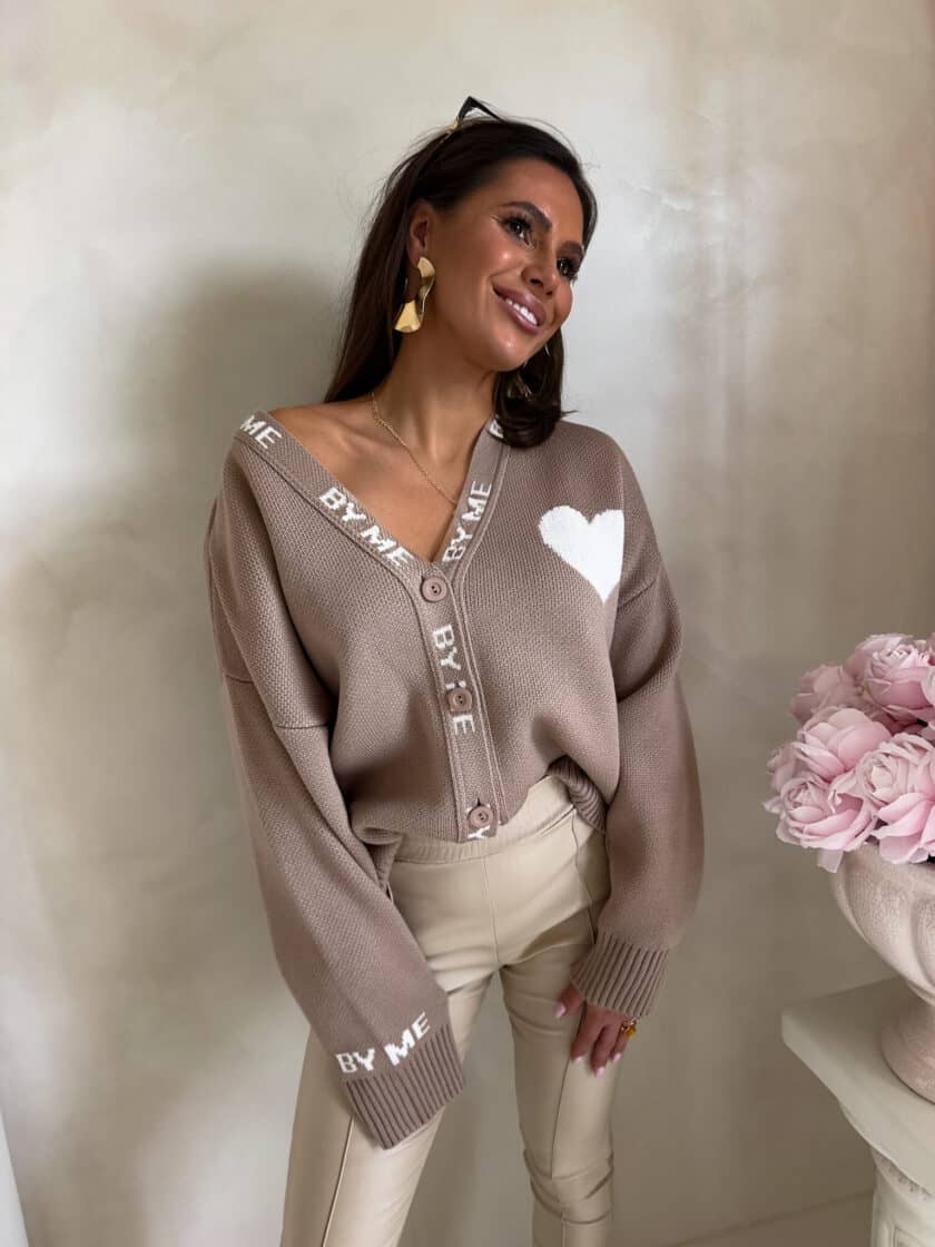 Kardigan SERCA - beżowy - obrazek 12