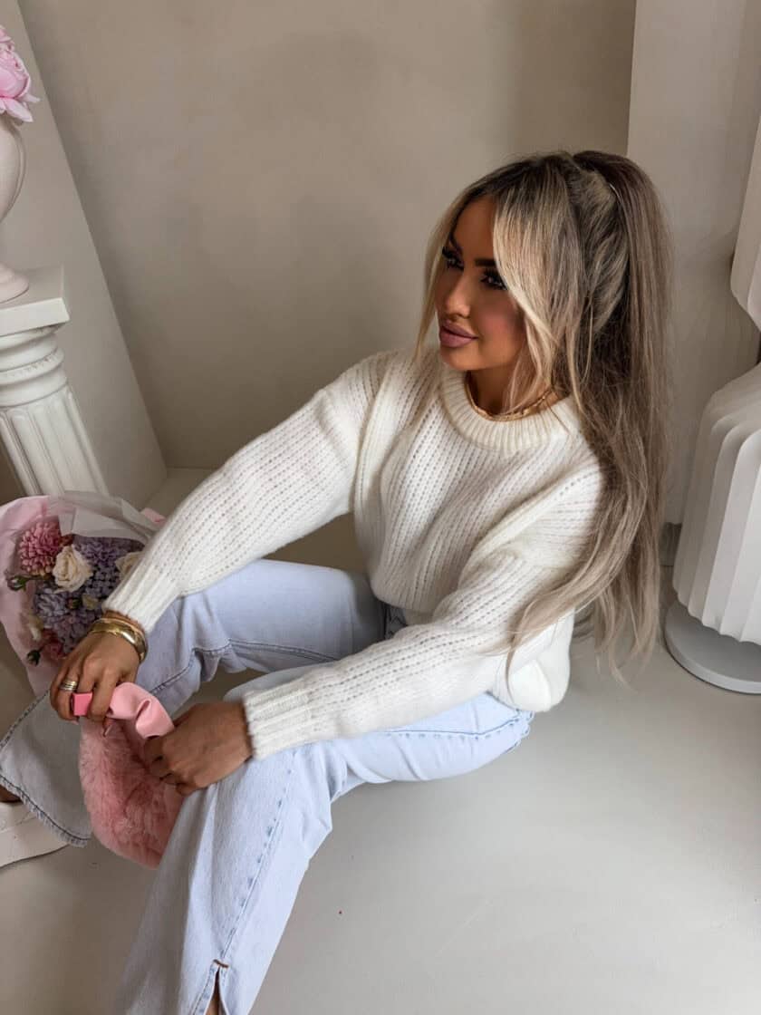 Sweter LEGEND – ecru - obrazek 4