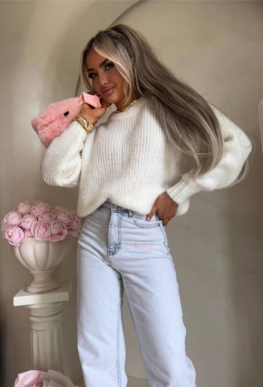 Sweter LEGEND – ecru - obrazek 3