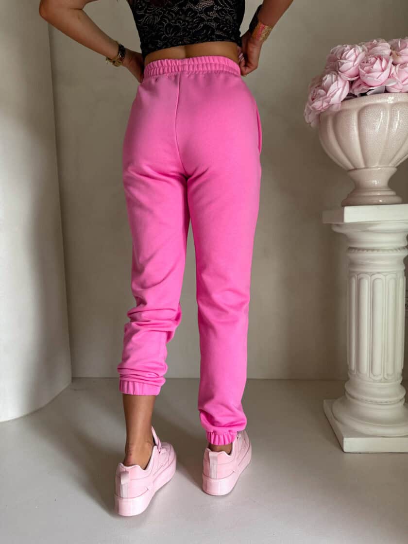 Spodnie dresowe CLASSIC - mocny róż - obrazek 8