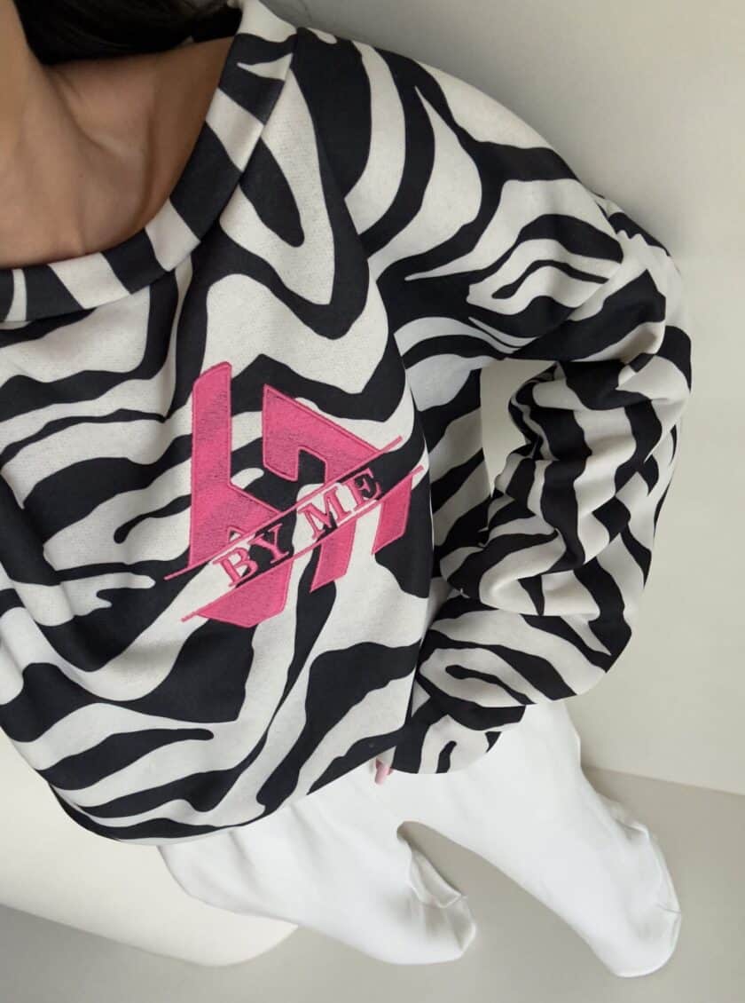 Bluza LUXIT print – zebra