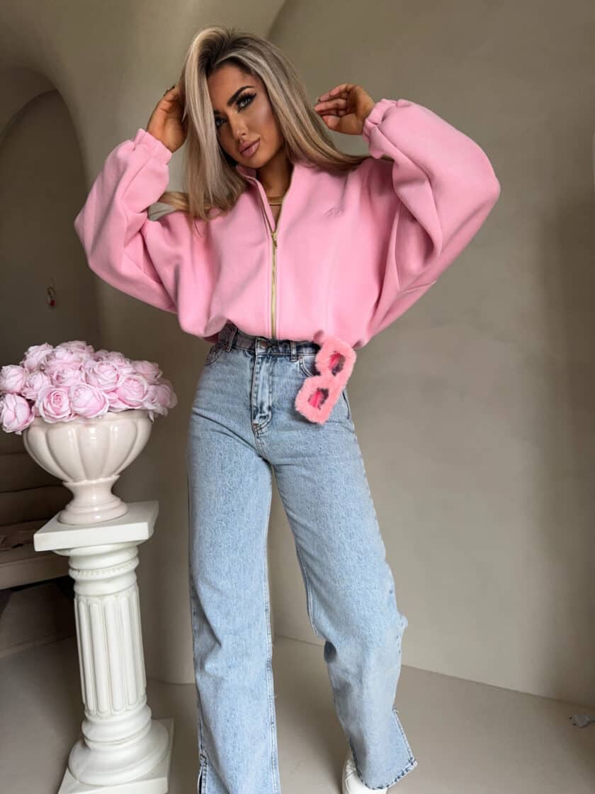 Bluza BESTIE - różowa - obrazek 2