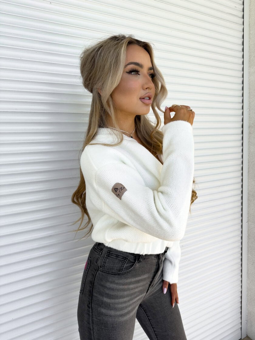 Bomberka MOHAIR - ecru - obrazek 10