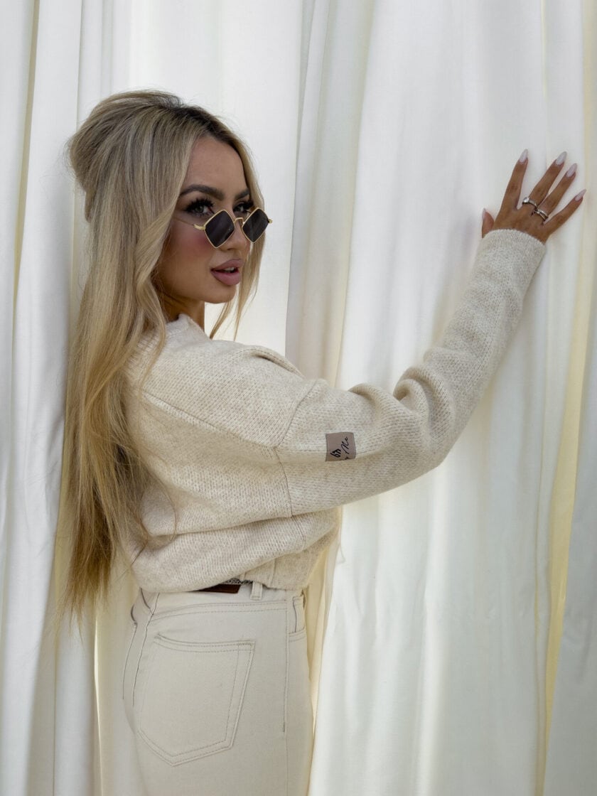 Bomberka MOHAIR - jasny beż - obrazek 18