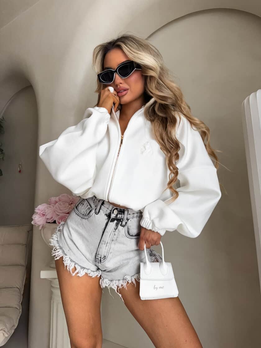 Bluza BESTIE - ecru - obrazek 4