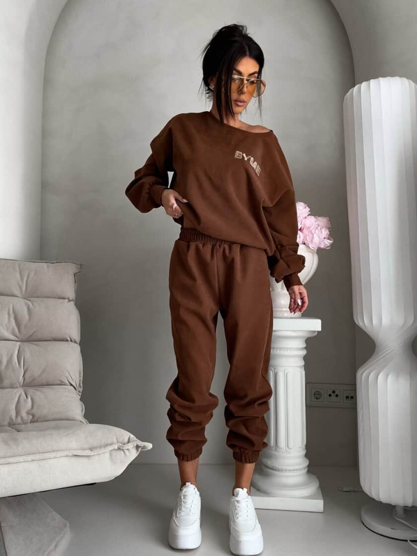 Komplet NOIR – karmelowy