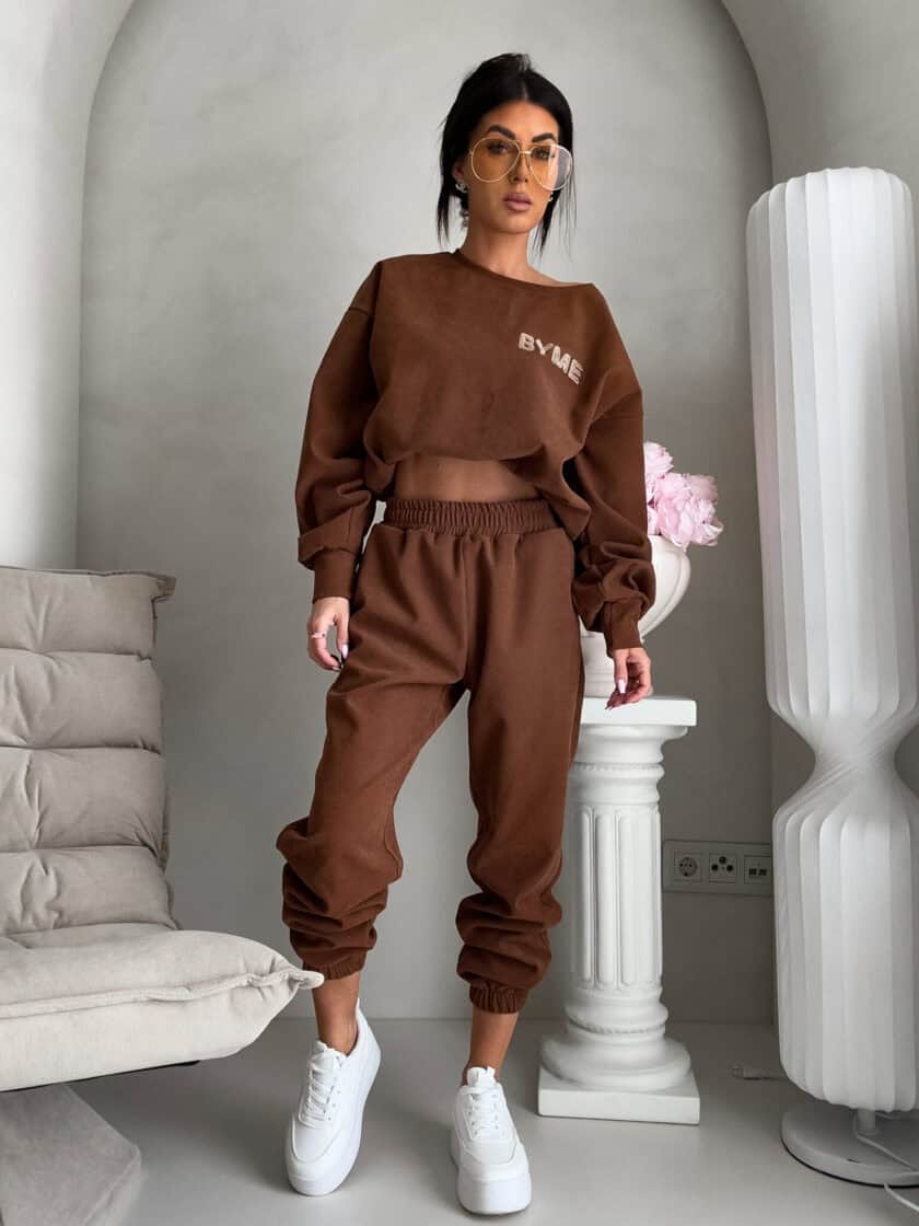 Komplet NOIR – karmelowy - obrazek 4