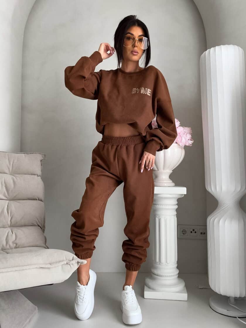 Komplet NOIR – karmelowy - obrazek 3