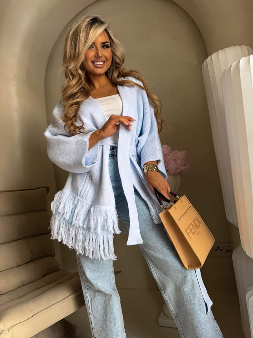 Kardigan ORIANA - baby blue