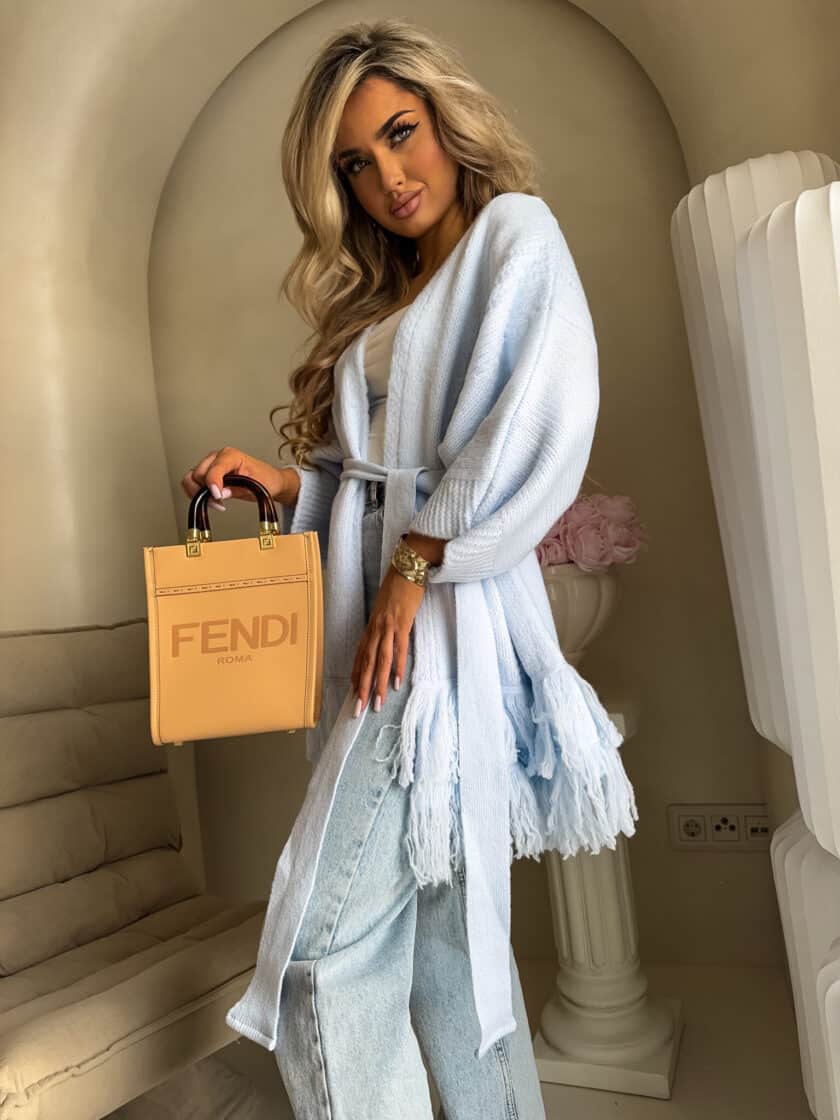 Kardigan ORIANA - baby blue - obrazek 2