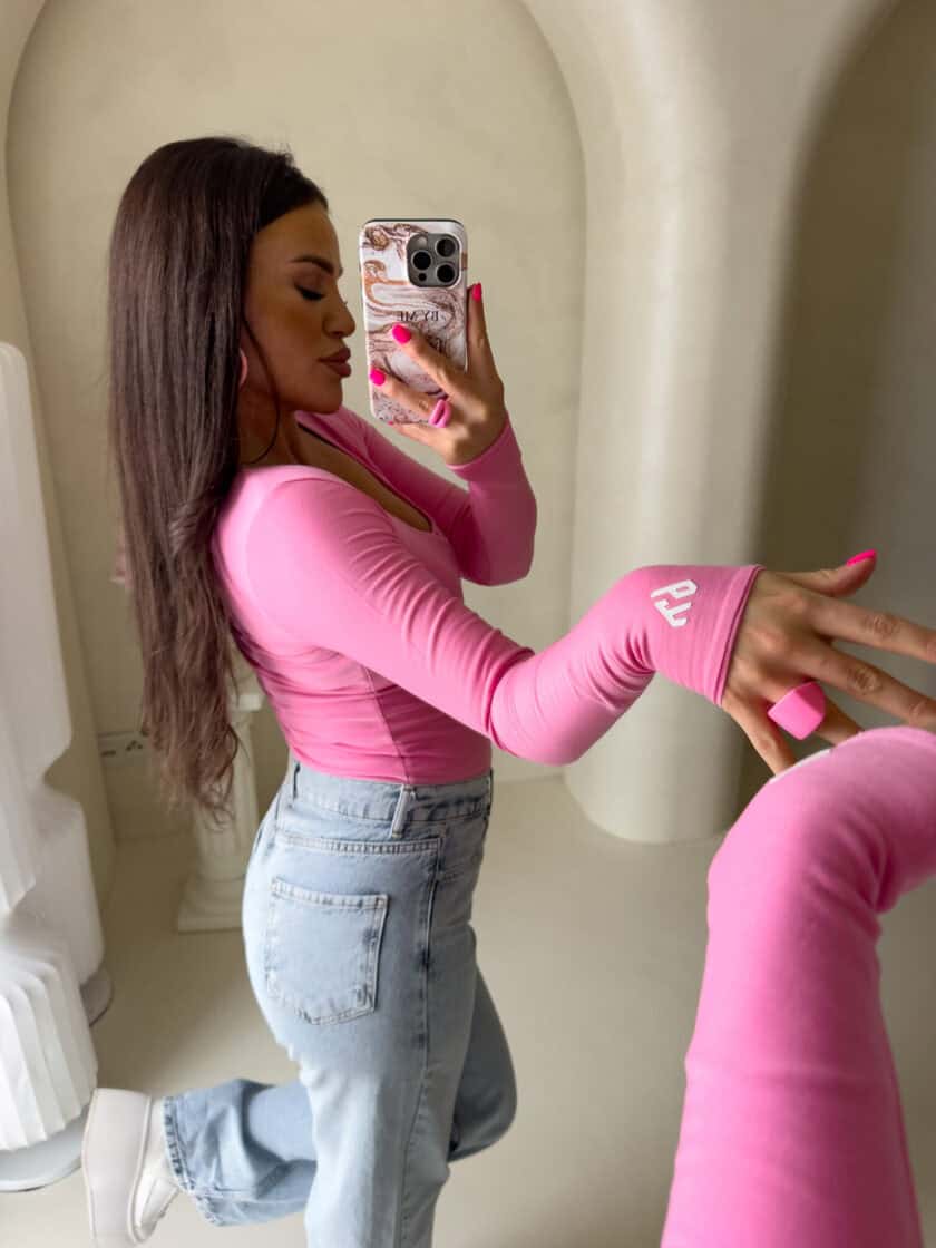 Bluzka VENEZIA - różowa - obrazek 10