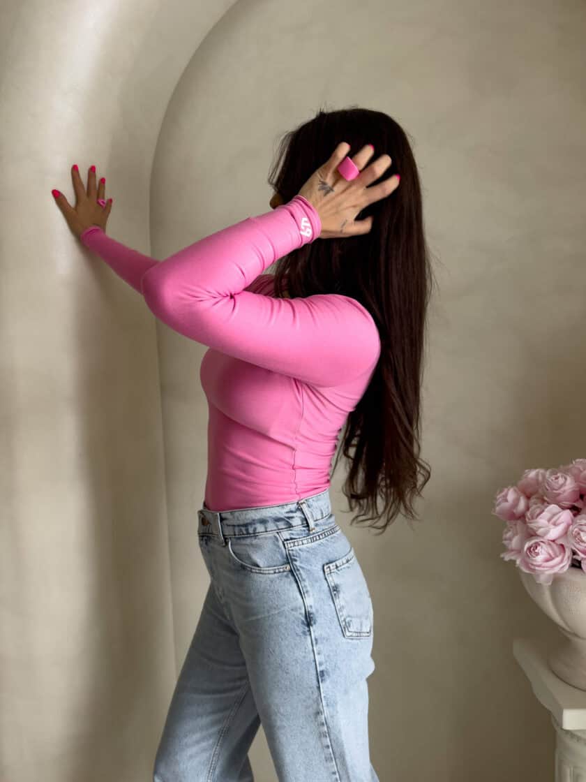 Bluzka VENEZIA - różowa - obrazek 17