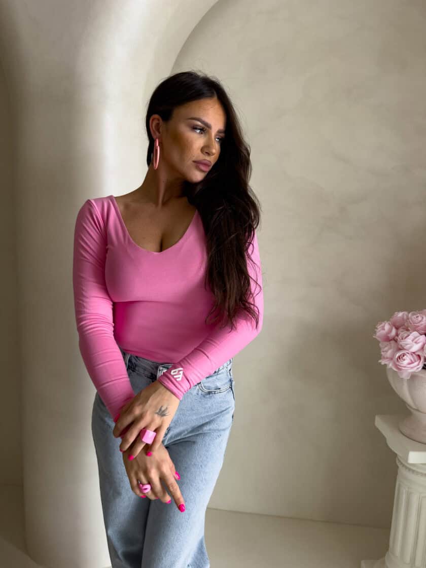 Bluzka VENEZIA - różowa - obrazek 19