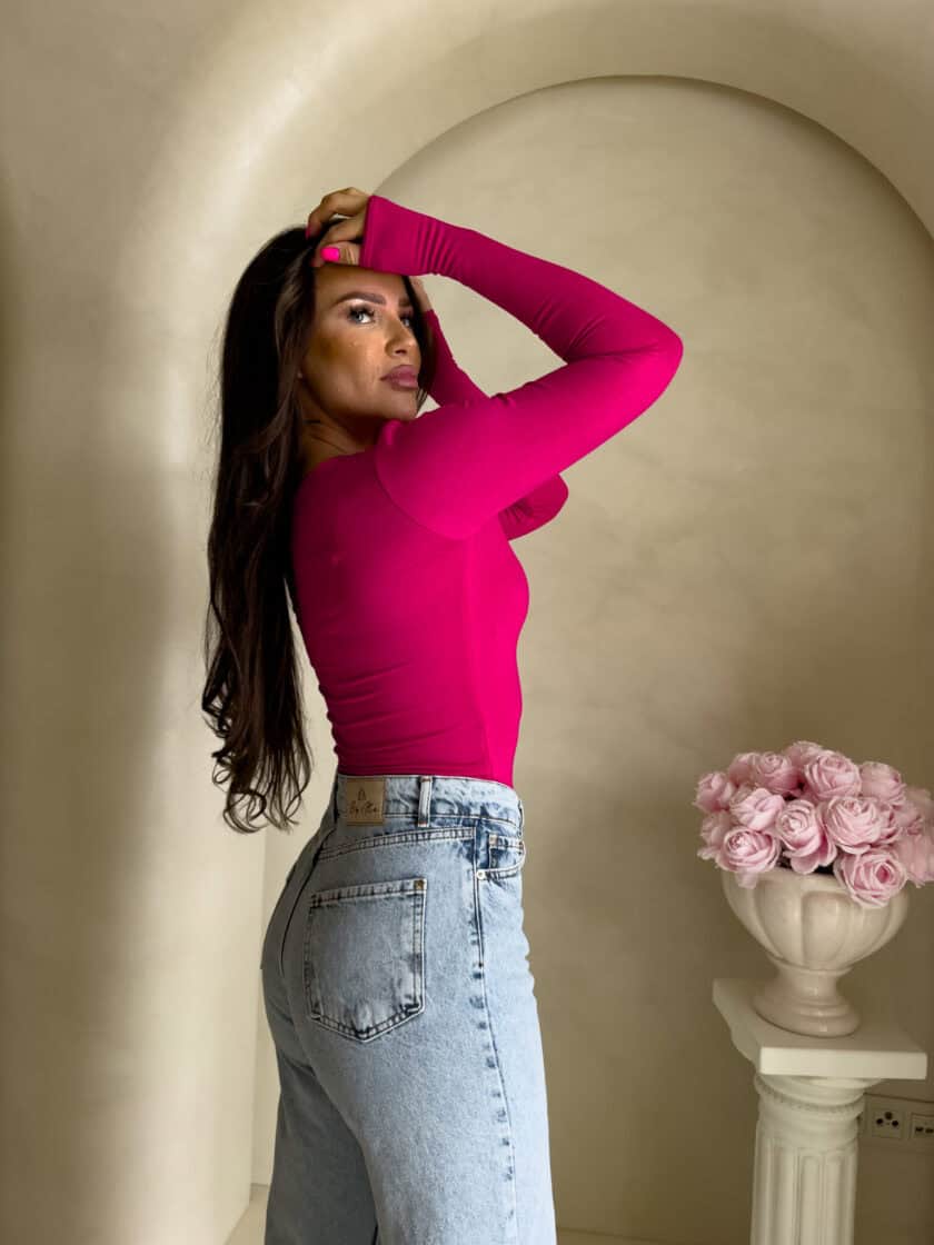 Bluzka VENEZIA - fuksja - obrazek 5