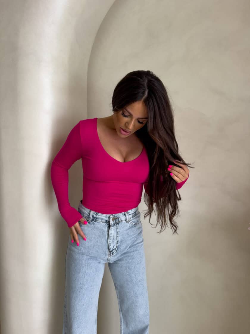 Bluzka VENEZIA - fuksja - obrazek 11