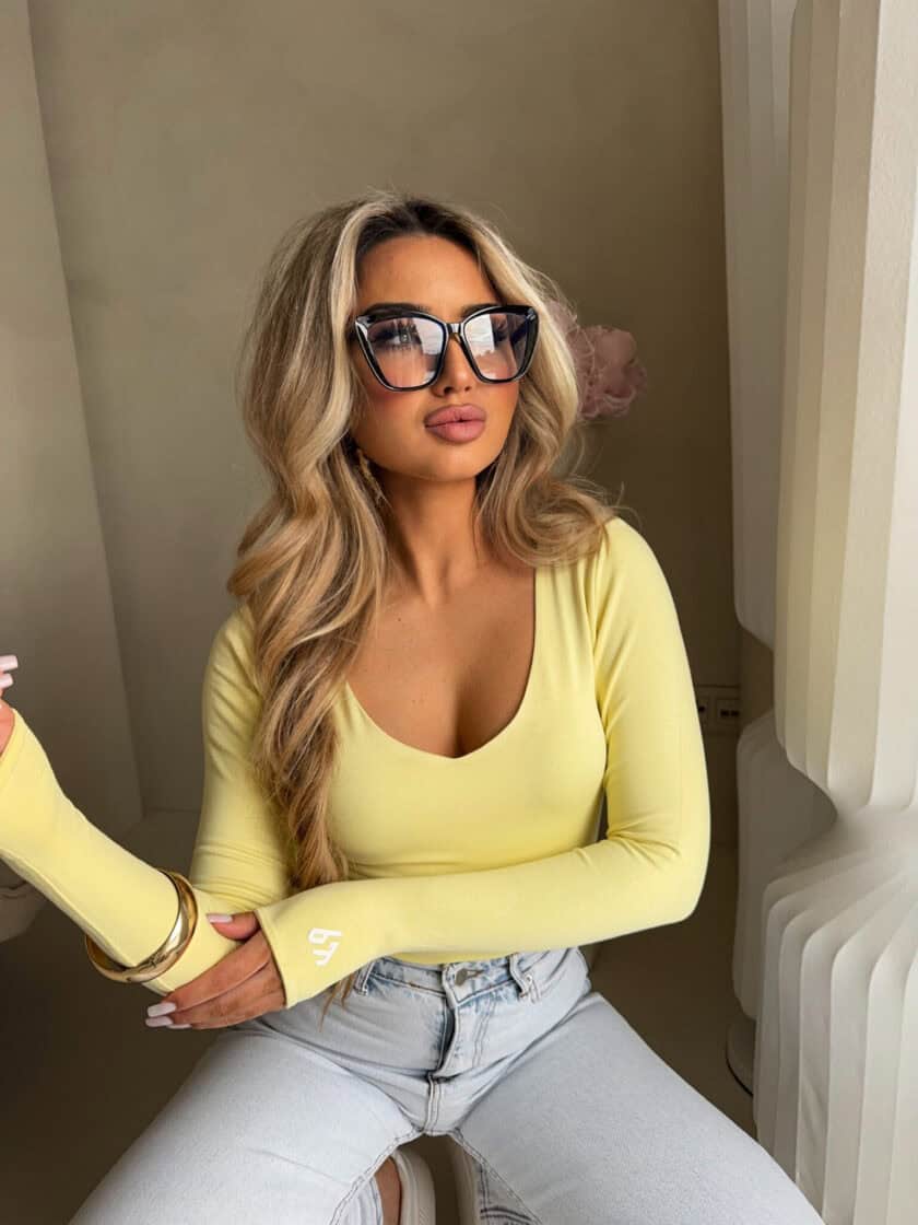 Bluzka VENEZIA - bananowa - obrazek 11