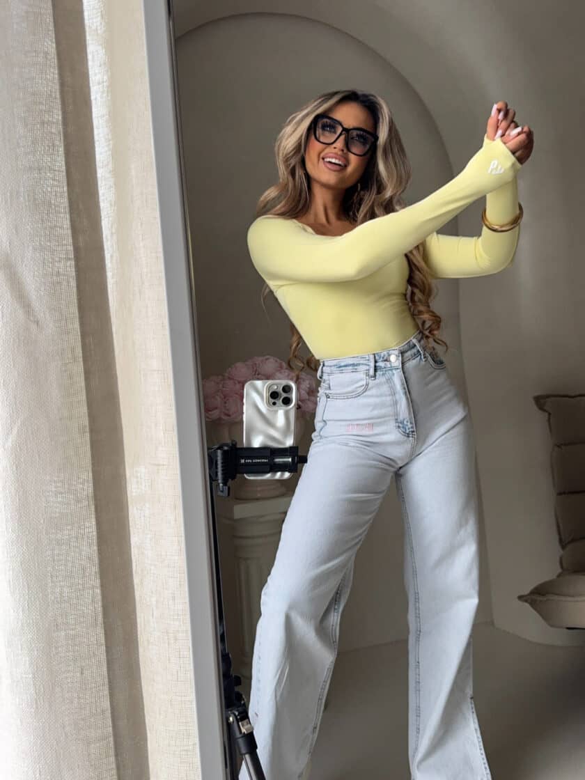 Bluzka VENEZIA - bananowa - obrazek 4