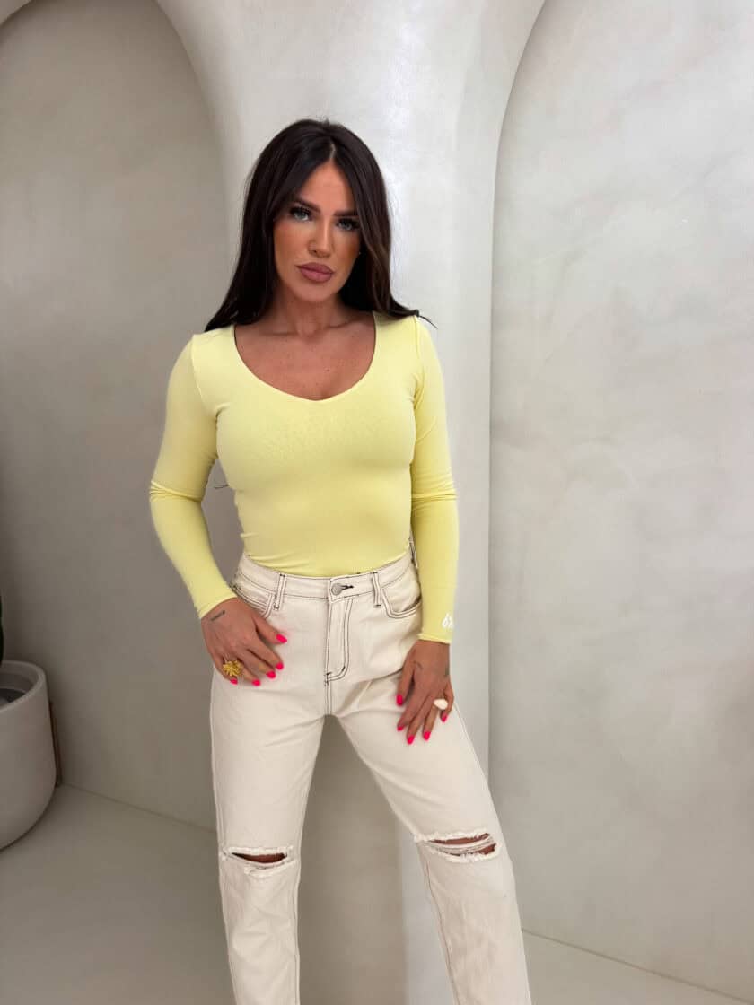 Bluzka VENEZIA - bananowa - obrazek 12