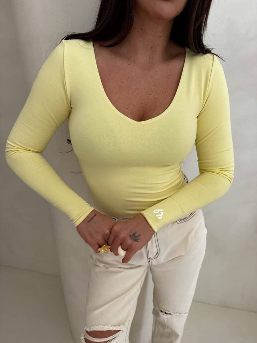 Bluzka VENEZIA - bananowa - obrazek 10