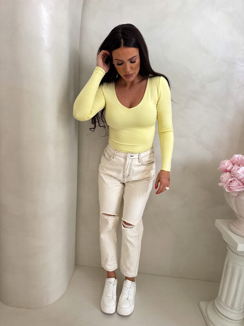 Bluzka VENEZIA - bananowa - obrazek 14