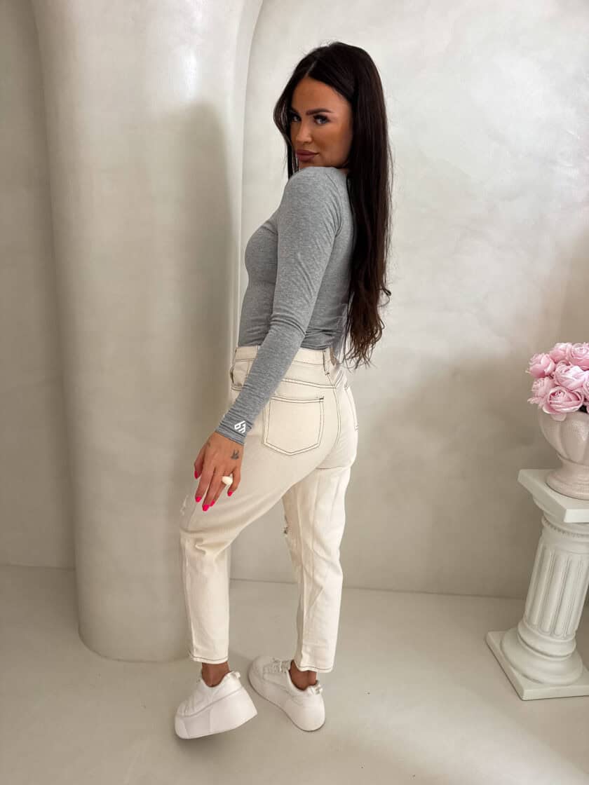 Bluzka VENEZIA - szara - obrazek 7