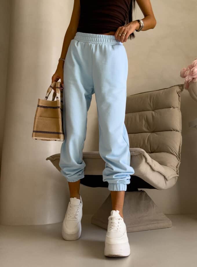 Spodnie dresowe CLASSIC - baby blue