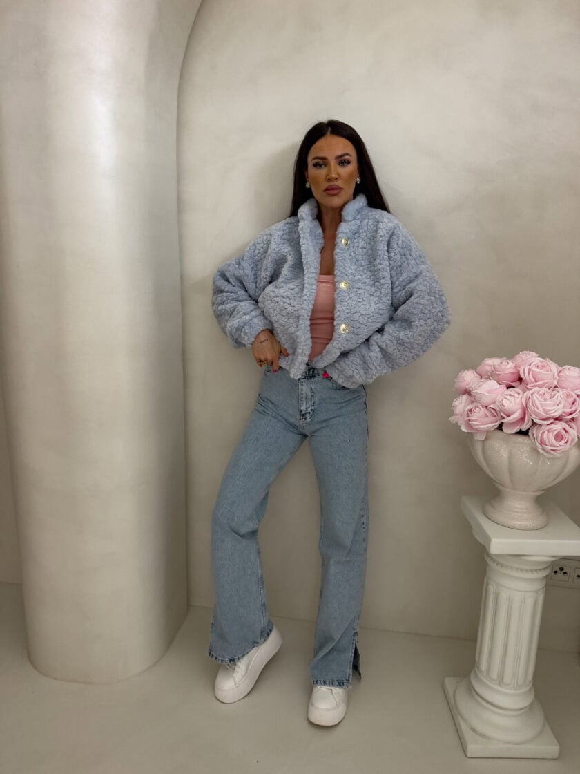 Kurtka bomberka CLOUDY – baby blue - obrazek 21