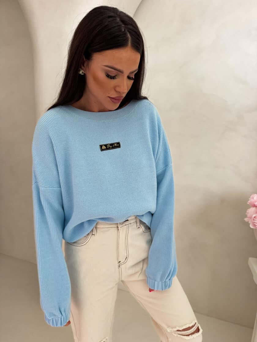 Sweter CANOA – niebieski - obrazek 9