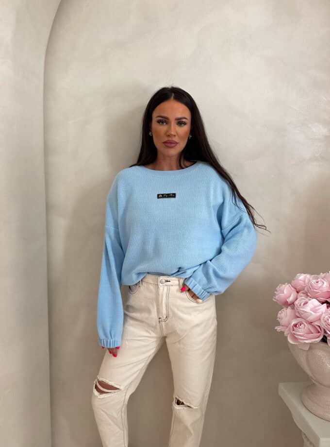 Sweter CANOA – niebieski