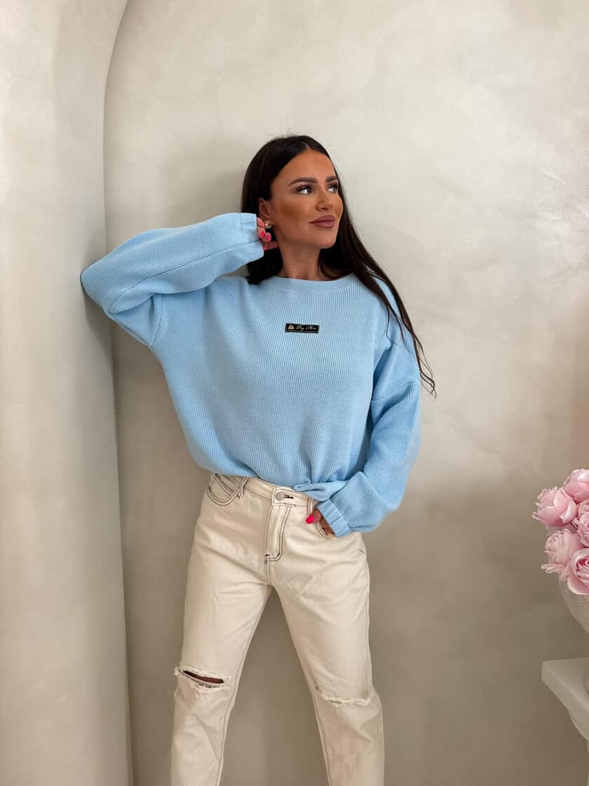 Sweter CANOA – niebieski - obrazek 15