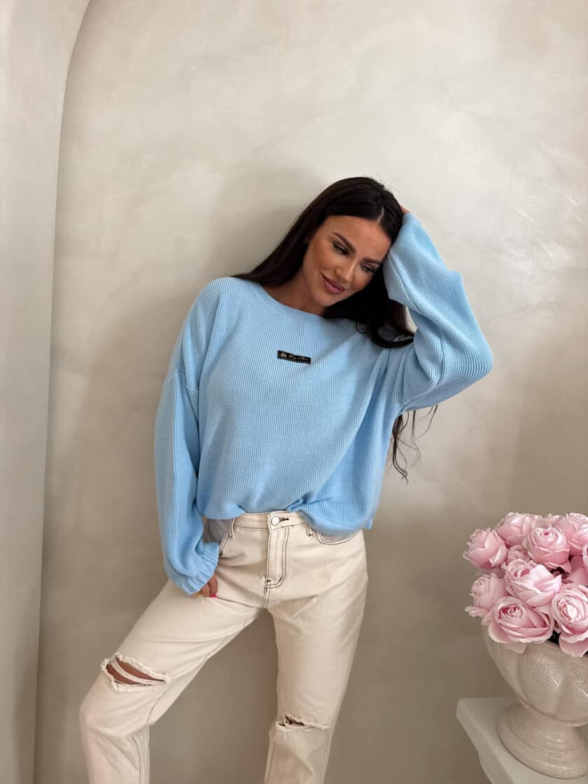 Sweter CANOA – niebieski - obrazek 12