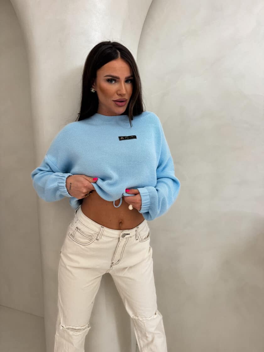 Sweter CANOA – niebieski - obrazek 14