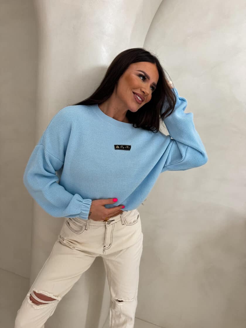 Sweter CANOA – niebieski - obrazek 17