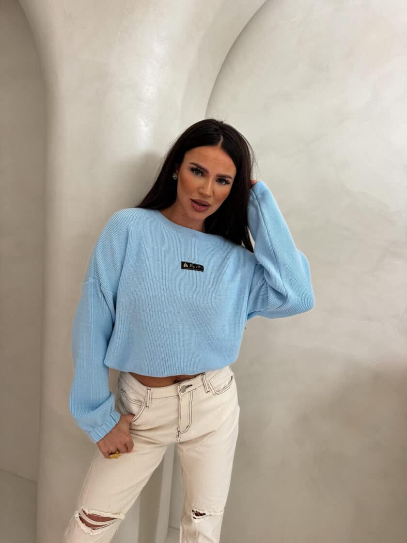 Sweter CANOA – niebieski - obrazek 18